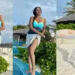 मोनालिसा की बोल्ड तस्वीरें: बीच पर मोनोकिनी में बिखेरा जलवा