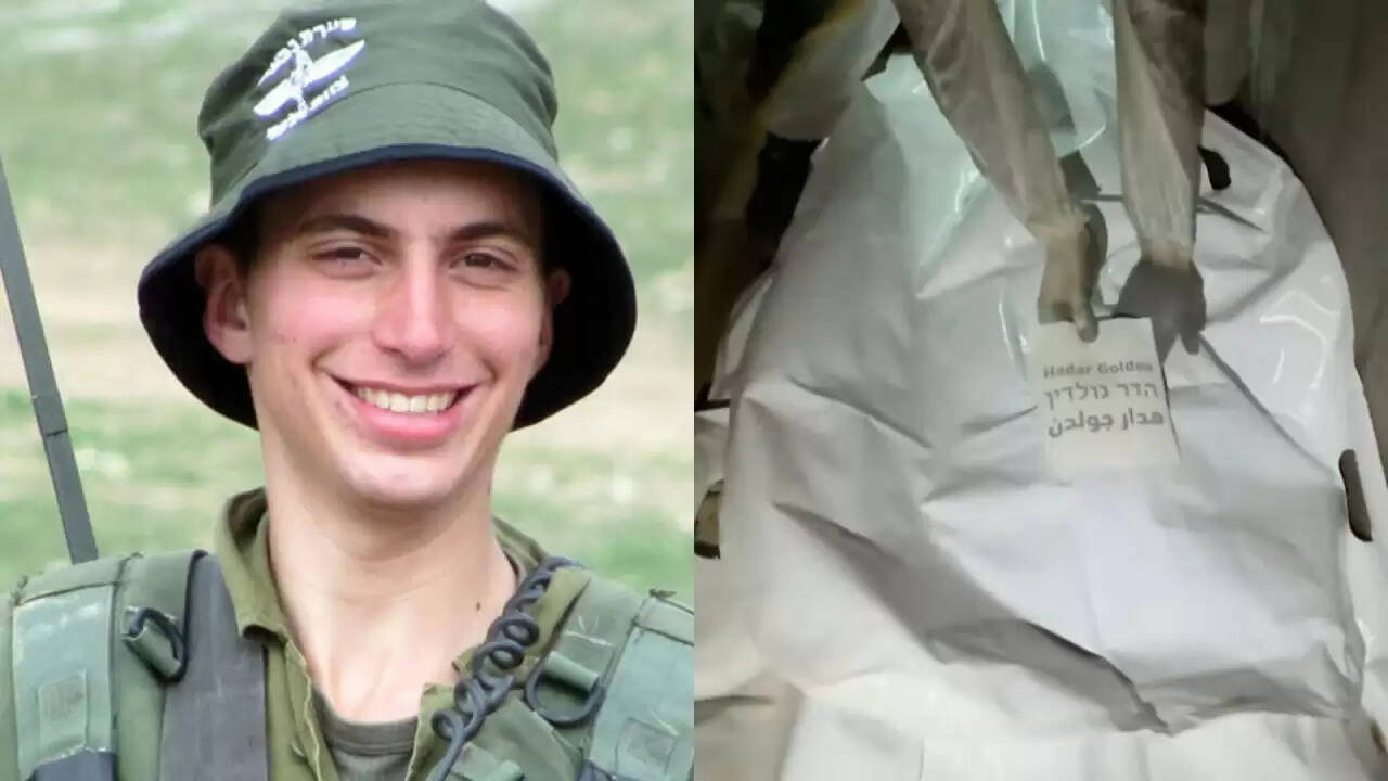 गाज़ा में इज़राइली सैनिक हदार गोल्डिन का शव लौटाया गया