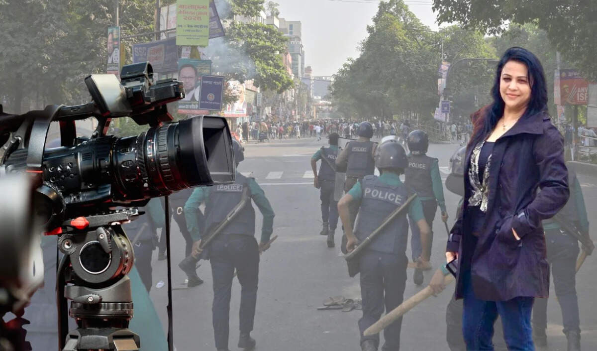 बांग्लादेश में मीडिया पर हमले जारी, 'ग्लोबल टीवी' के दफ्तर में तोड़फोड़