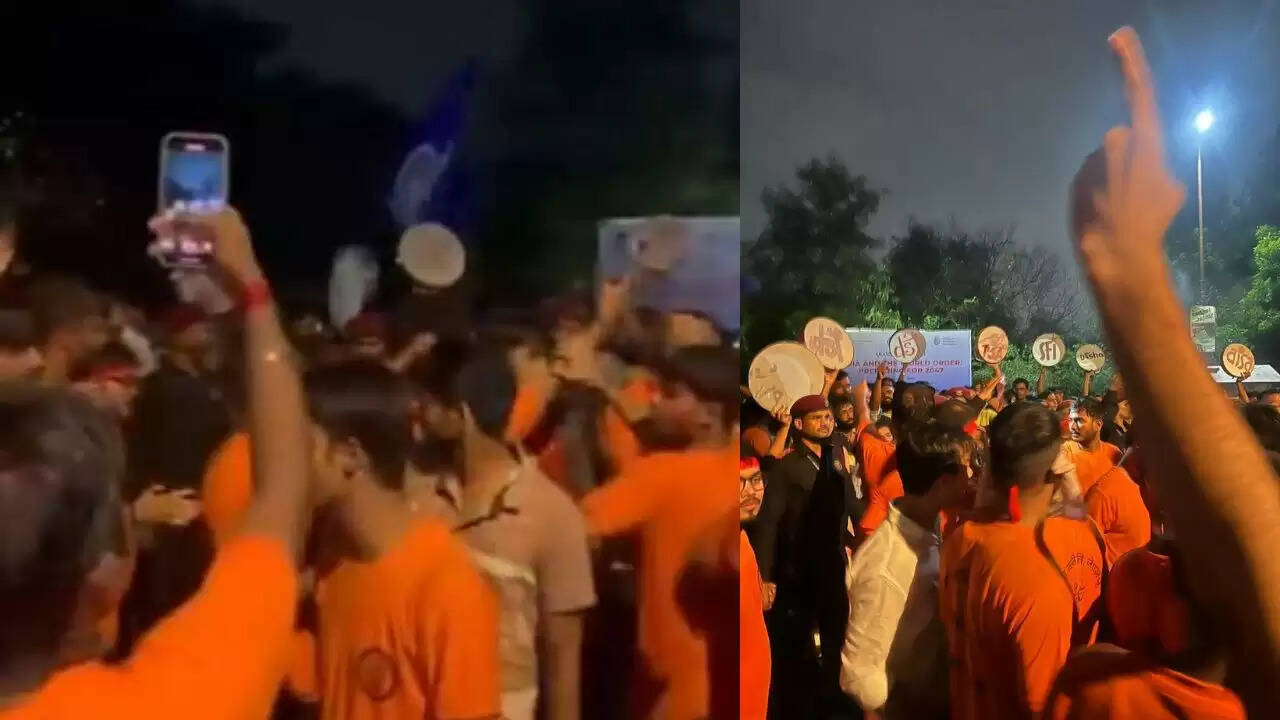 जेएनयू में दुर्गा विसर्जन जुलूस के दौरान हिंसा, छात्र संगठनों के बीच आरोप-प्रत्यारोप