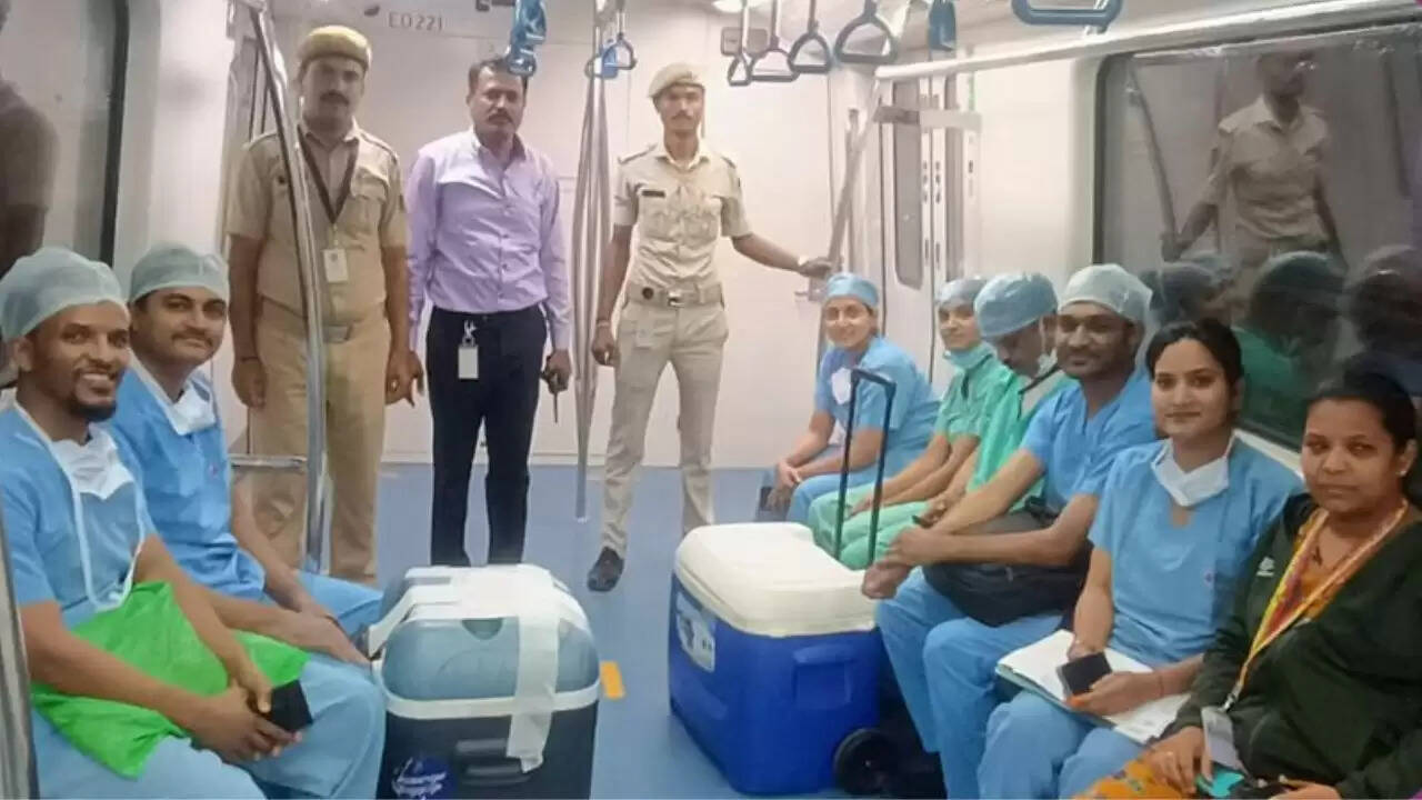 बेंगलुरु मेट्रो ने इंसानी लिवर ट्रांसप्लांट के लिए किया ऐतिहासिक परिवहन