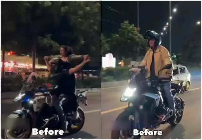 टीकू तलसानिया और मानसी पारेख की फिल्म प्रमोशन में खतरनाक बाइक स्टंट पर कानूनी कार्रवाई