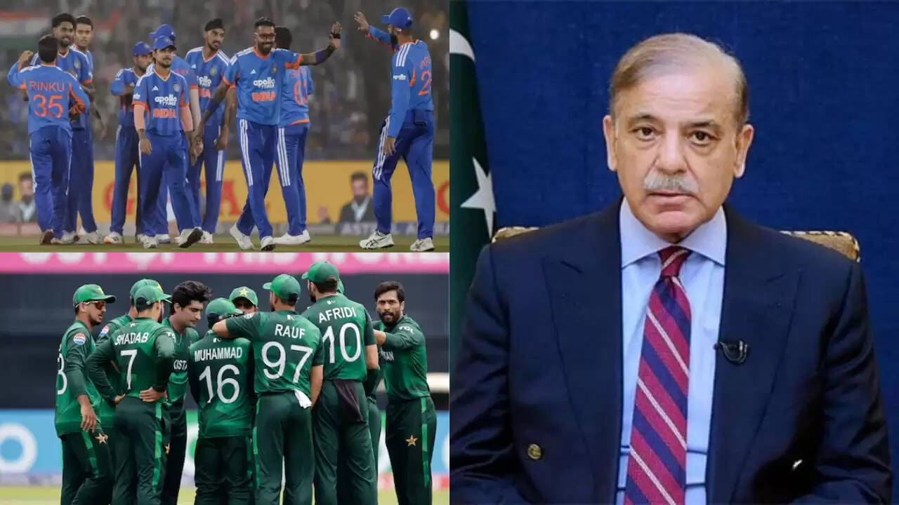 भारत-पाक मैच पर विवाद: पीएम शहबाज़ शरीफ़ का बयान