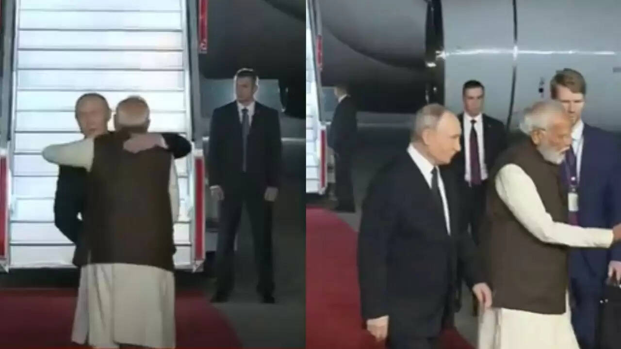 रूस के राष्ट्रपति पुतिन का भारत दौरा: पीएम मोदी ने किया स्वागत