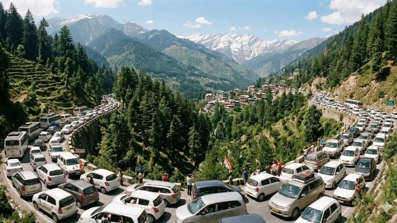 गर्मी से राहत के लिए पहाड़ों की ओर बढ़ रहे पर्यटक: हिमाचल और उत्तराखंड में भीड़ का दबाव
