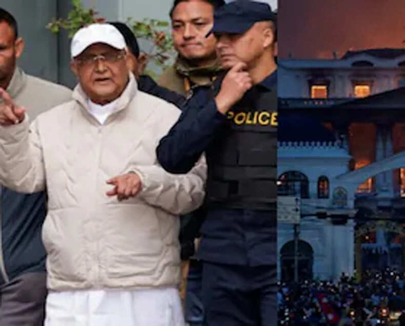 पूर्व प्रधानमंत्री केपी शर्मा ओली की गिरफ्तारी पर नेपाल में विरोध प्रदर्शन