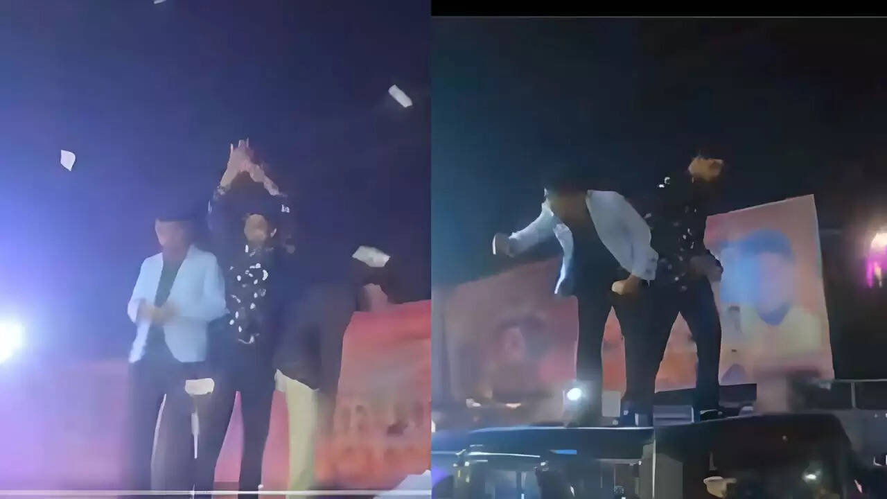 बुलंदशहर में नोटों की बारिश: जश्न का माहौल बना अफरा-तफरी