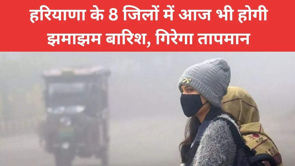 हरियाणा में मौसम का नया मिजाज: बारिश और ठंडक का असर