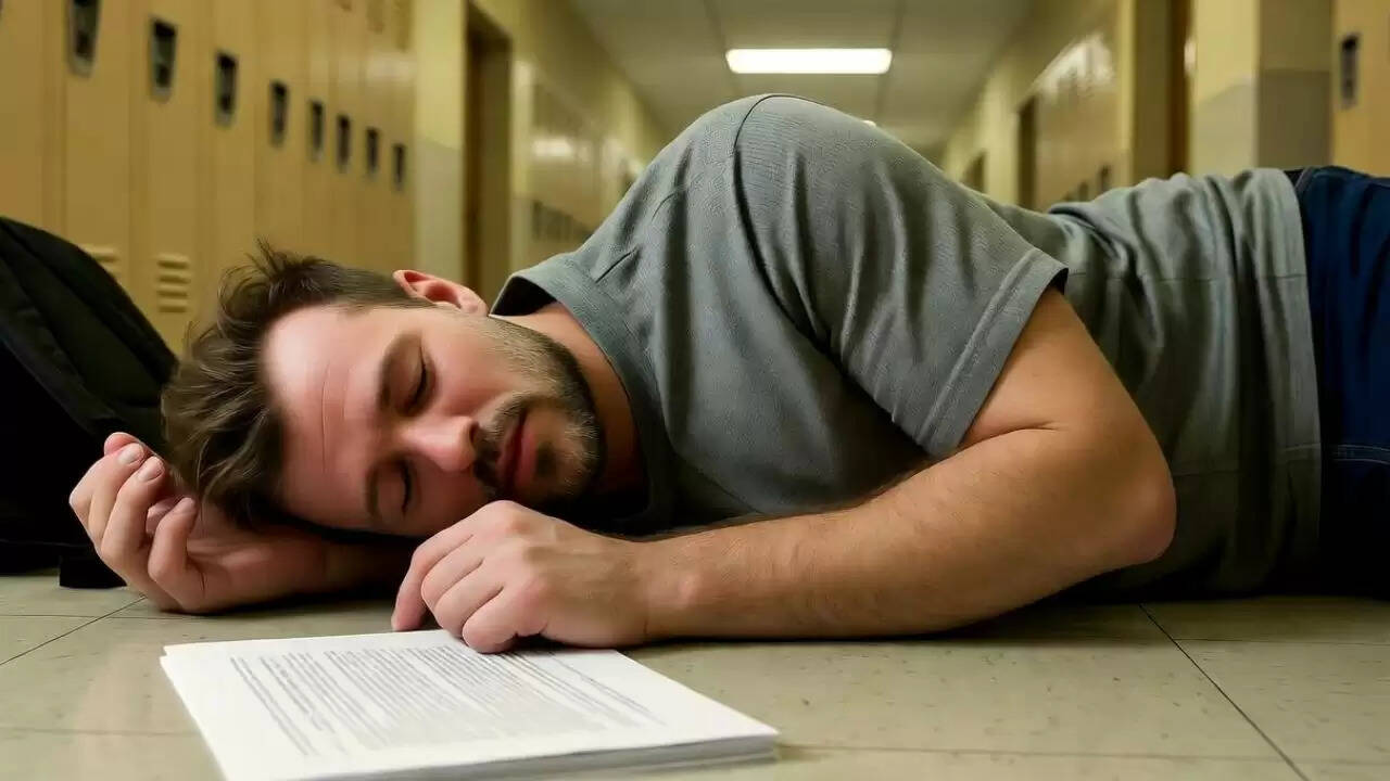 राजस्थान के स्कूल में शिक्षक की शराब के नशे में सोने की घटना