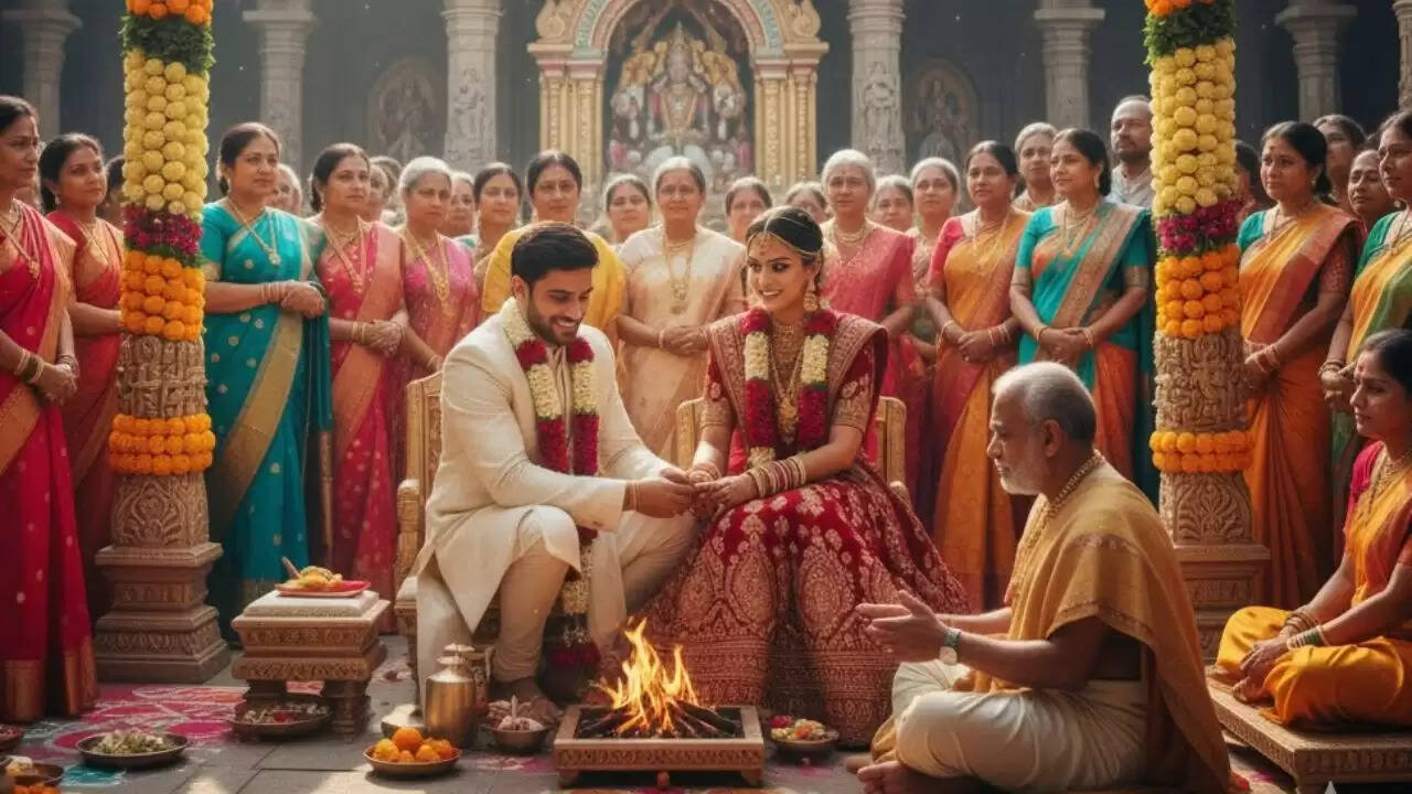 पृथ्वी पर पहले विवाह की पौराणिक कथा