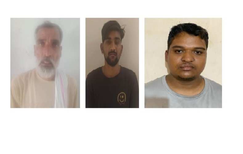 स्मैक, गांजा और अफीम की तस्करी करने वाले तीन बदमाश पुलिस के हत्थे