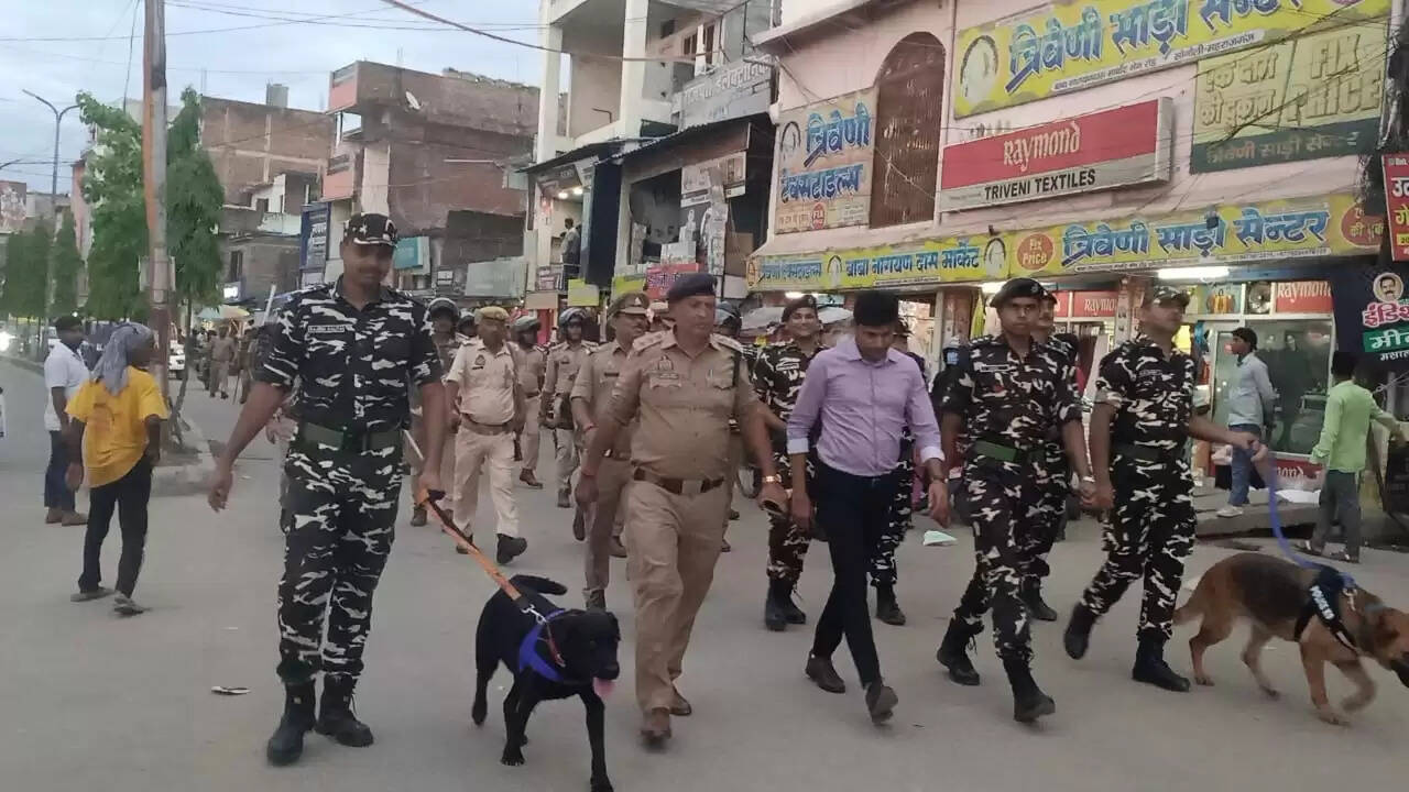 सोनौली में मुहर्रम के लिए पुलिस की सुरक्षा व्यवस्था