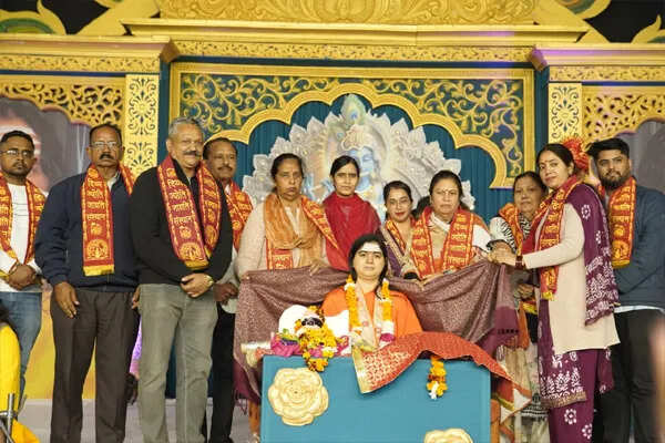 नंगल में भव्य श्री कृष्ण कथा का आयोजन, रुक्मणी विवाह प्रसंग से हुआ समापन