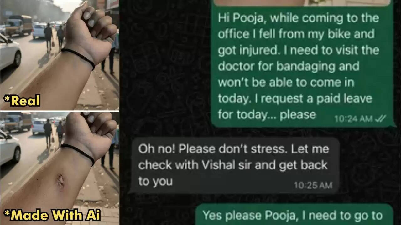 कर्मचारी ने AI से बनाई नकली चोट, HR को किया चकमा