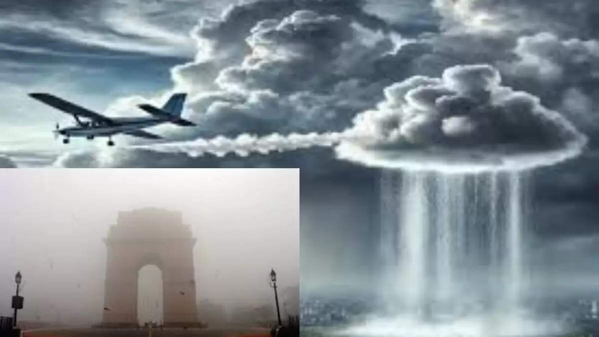 दिल्ली में कृत्रिम वर्षा के लिए ट्रायल की तैयारी