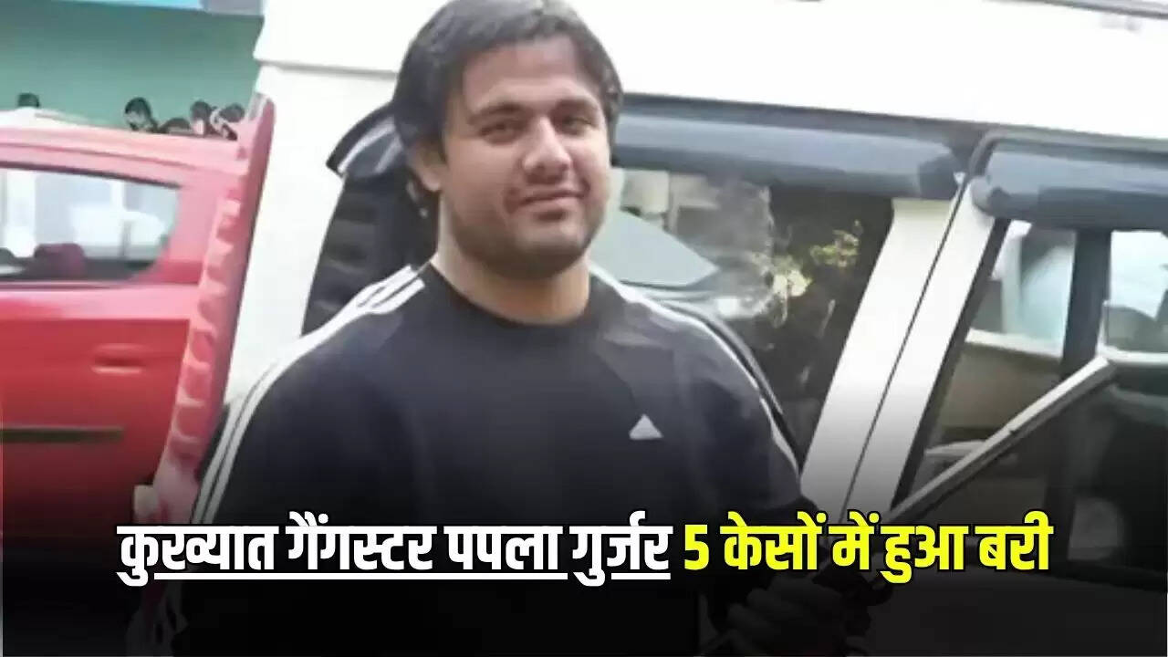 हरियाणा के गैंगस्टर पपला गुर्जर को 5 मामलों में मिली बरी होने की राहत