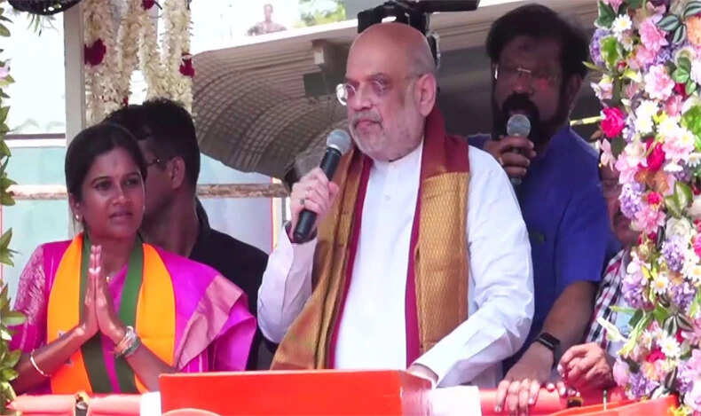 अमित शाह ने तमिलनाडु चुनावों में भाई-भतीजावाद पर साधा निशाना
