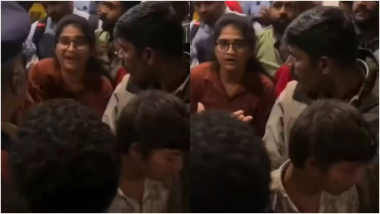 बेंगलुरु में लेडीज वॉशरूम में वीडियो बनाने का मामला, हंगामा