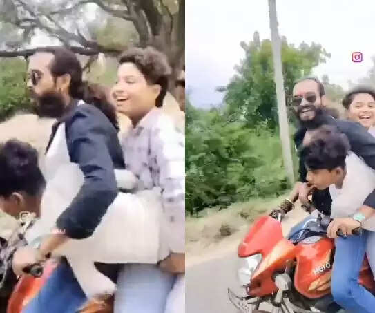 कौशांबी में बाइक पर पांच युवकों का खतरनाक स्टंट, पुलिस ने किया एक्शन