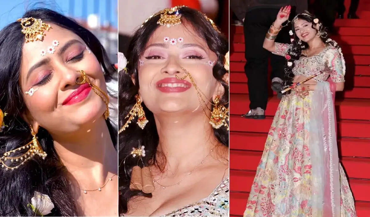 सान्या ठाकुर ने कान्स फिल्म फेस्टिवल में भारतीय संस्कृति का जलवा बिखेरा