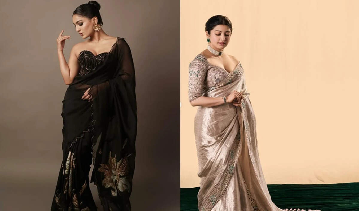 ऑफिस पार्टी के लिए 3 स्टाइलिश साड़ी डिज़ाइन