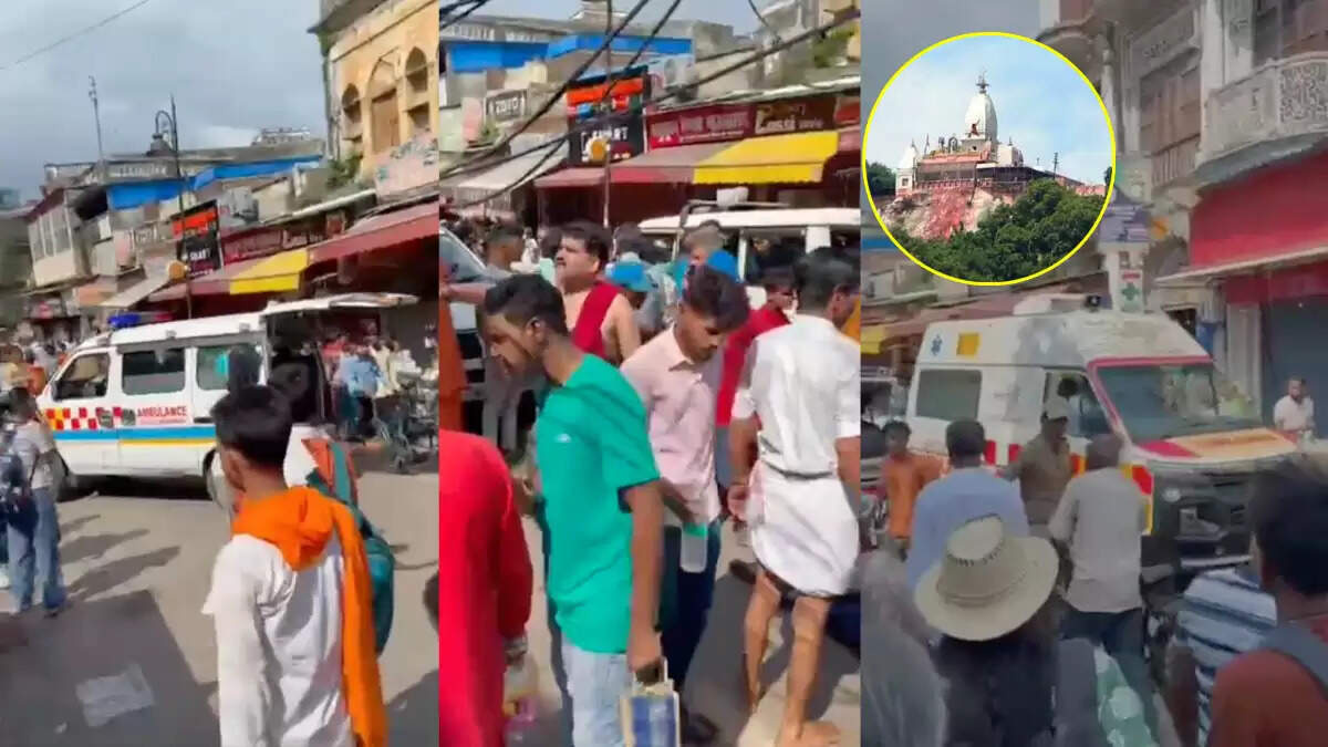हरिद्वार के मनसा देवी मंदिर में भगदड़: वीडियो में दिखी भीड़ और घायल