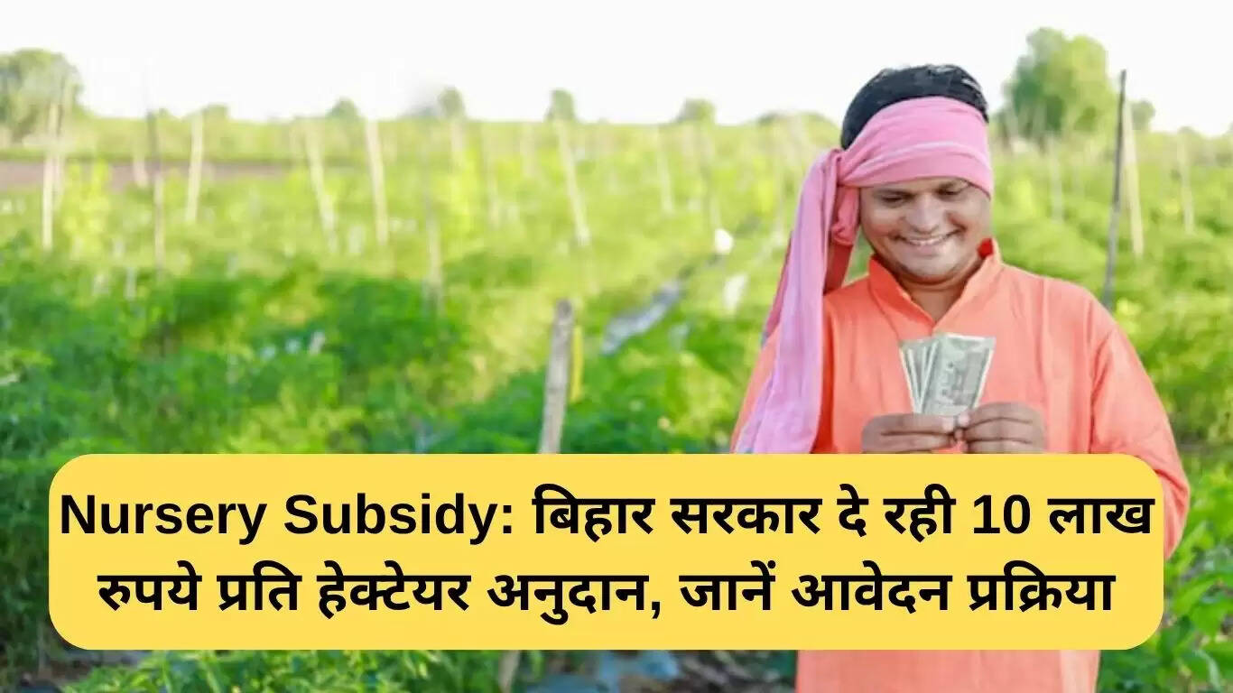 बिहार सरकार की नर्सरी सब्सिडी योजना: जानें आवेदन प्रक्रिया और लाभ