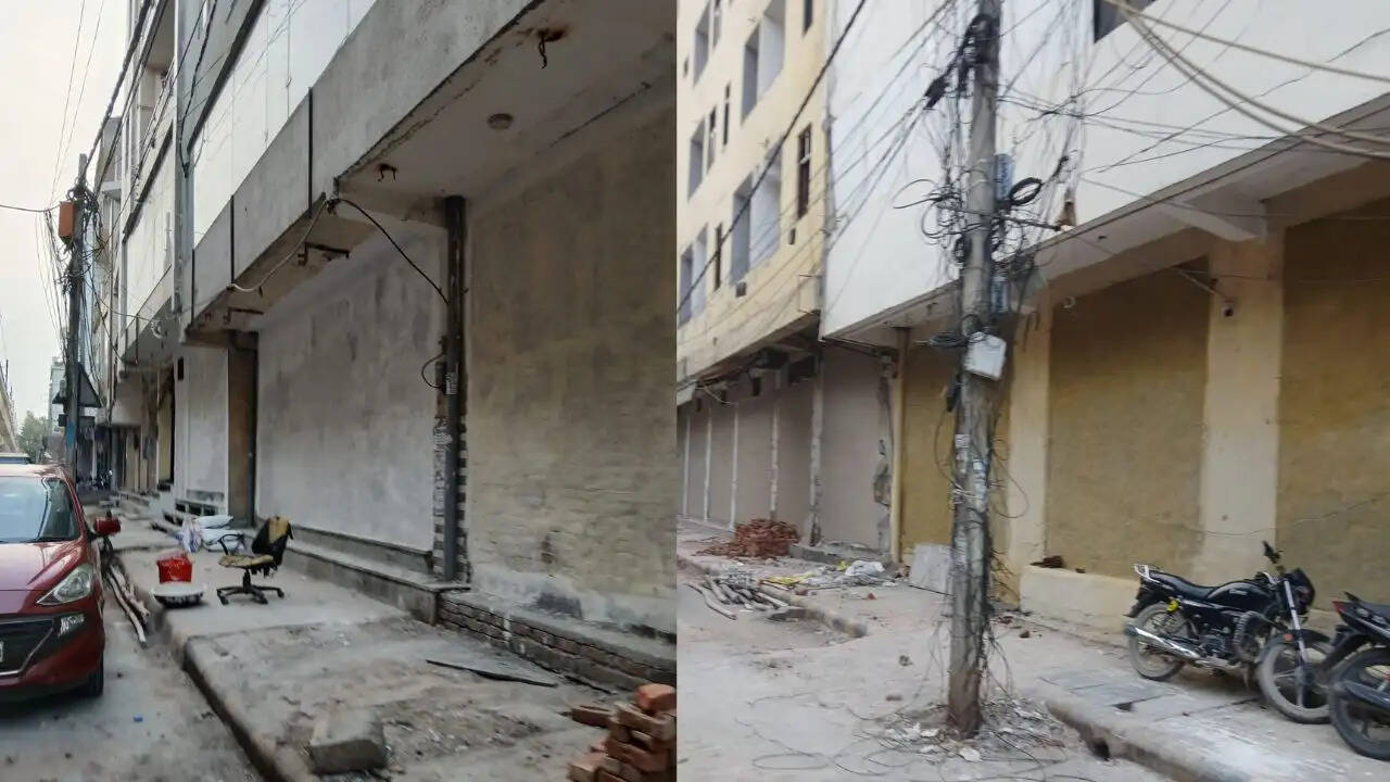 दिल्ली के न्यू अशोक नगर में दुकानदारों का संकट: बंद हो गईं दुकानें