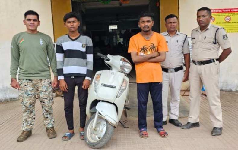 जगदलपुर-बाइक चोरी के दो आरोपित गिरफ्तार