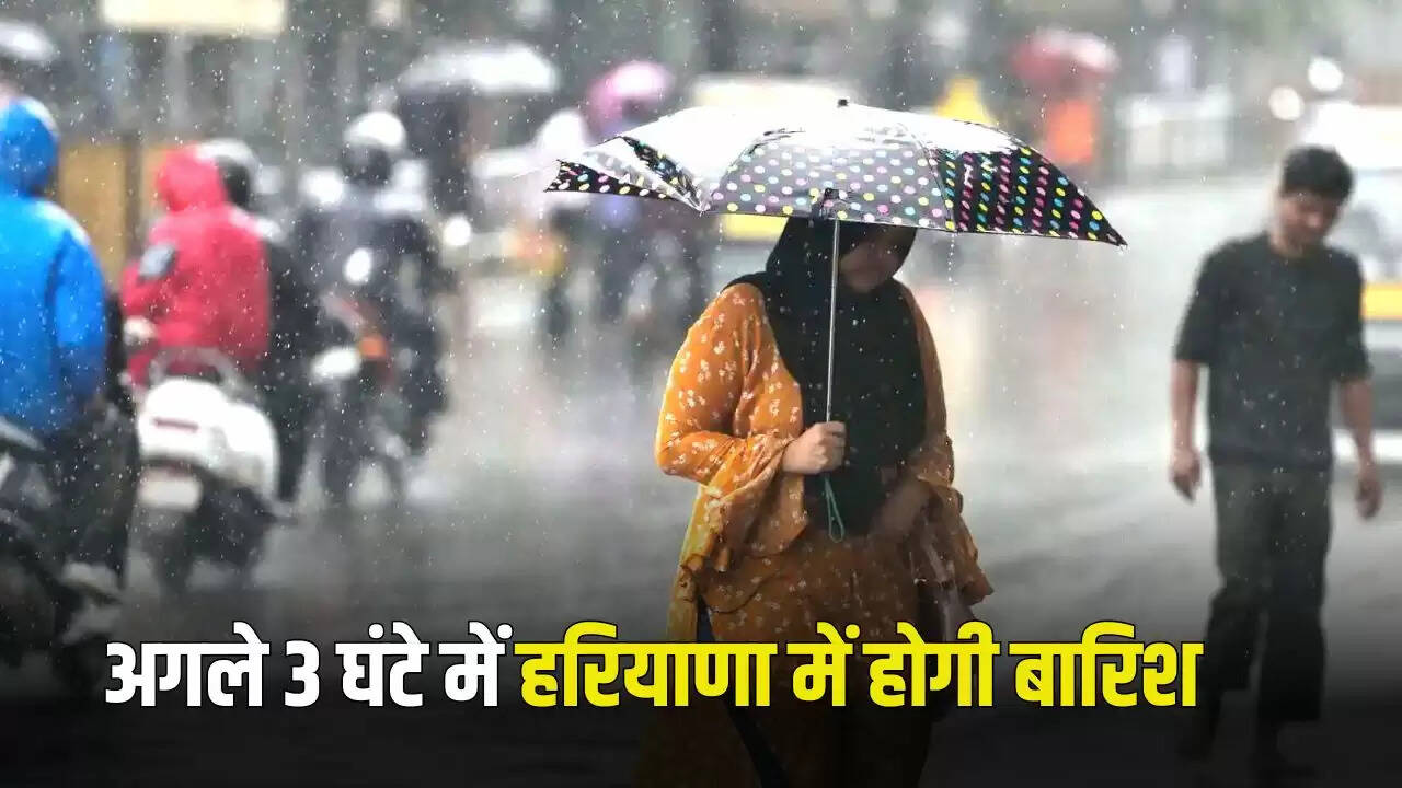 हरियाणा में बारिश का अलर्ट: अगले घंटों में होगी झमाझम बारिश