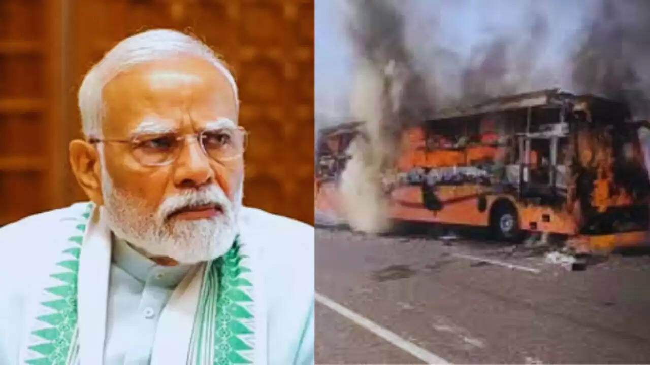 जैसलमेर बस हादसा: 20 लोगों की जान गई, पीएम मोदी ने जताया शोक