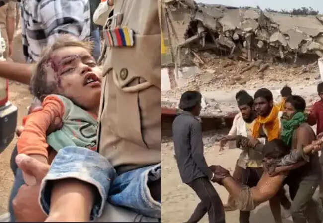 प्रयागराज में कोल्ड स्टोरेज ढहने से 20 लोग फंसे, राहत कार्य जारी