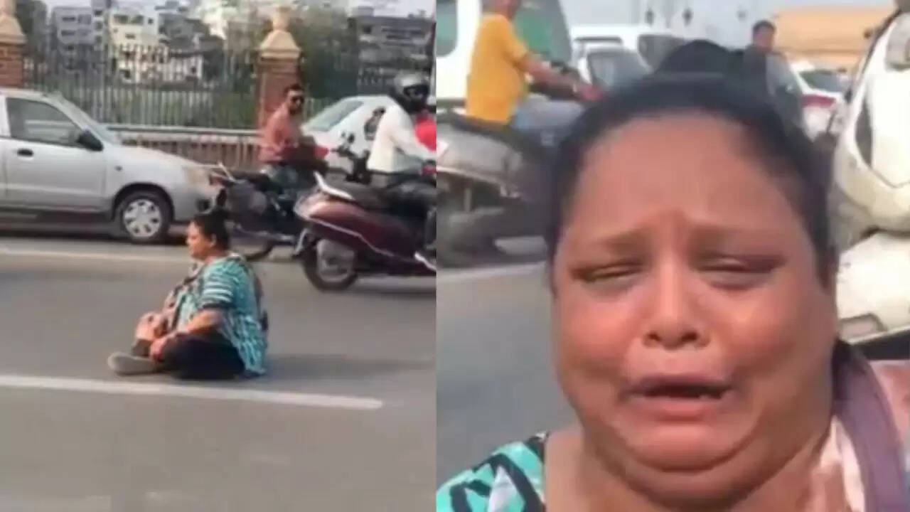 गुजरात में महिला का गोलगप्पे के लिए अनोखा विरोध
