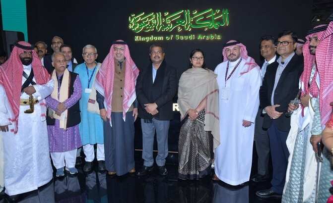 दिल्ली के विश्व पुस्तक मेले में सऊदी अरब के मंडप का शुभारंभ