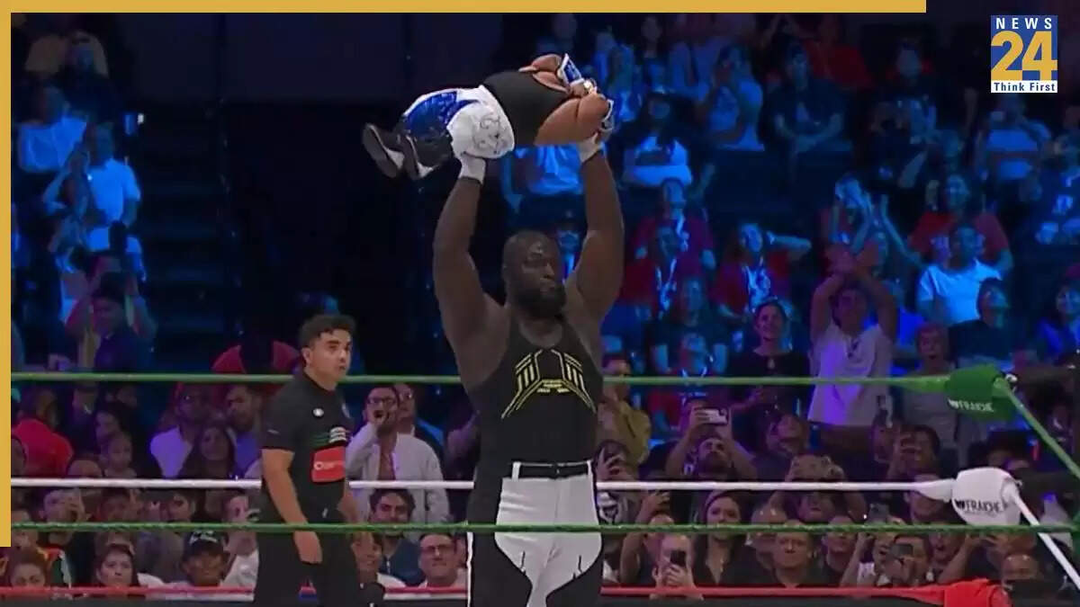 WWE Superstar Omos की अद्भुत वापसी: Triplemania XXXIII में मचाई धूम