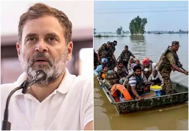 पंजाब में बाढ़ से तबाही: राहुल गांधी ने राहत पैकेज की मांग की