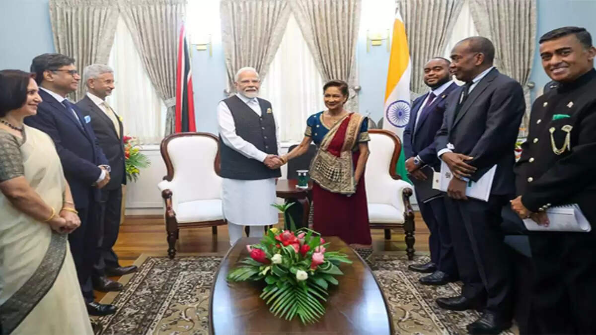 भारत और त्रिनिदाद एवं टोबैगो के बीच 6 समझौतों पर हस्ताक्षर