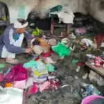 जींद में मकान में आग लगने से सामान हुआ नष्ट