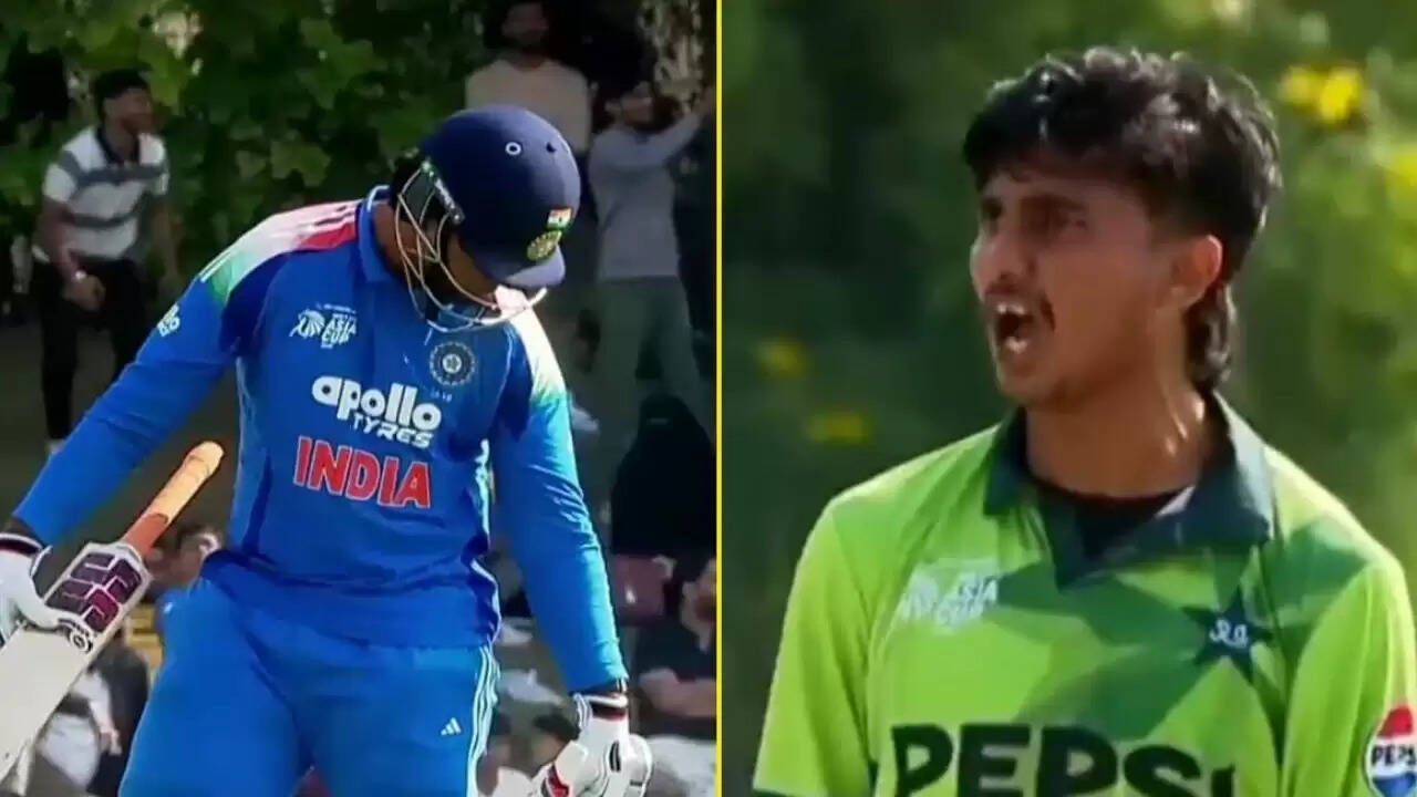 अंडर-19 एशिया कप में वैभव सूर्यवंशी और अली रजा के बीच गरमागरम बहस