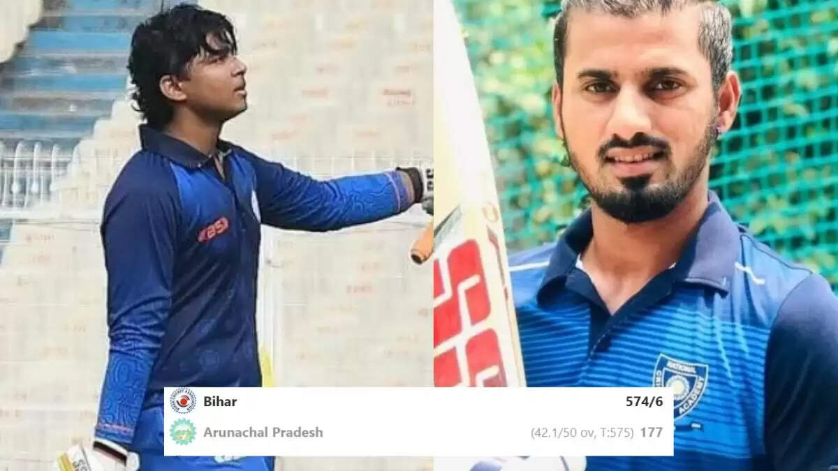 बिहार क्रिकेट टीम ने बनाया नया रिकॉर्ड, 50 ओवर में बनाए 574 रन