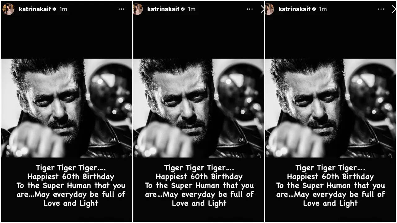 सलमान खान का 60वां जन्मदिन: कैटरीना कैफ ने भेजा प्यार भरा संदेश