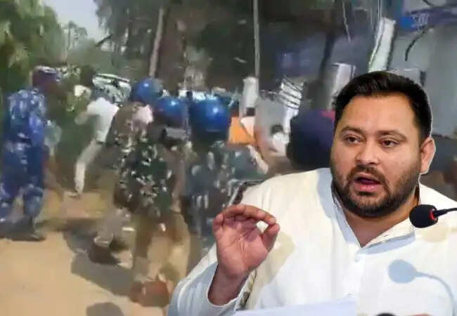 पटना में अभ्यर्थियों पर लाठीचार्ज: तेजस्वी यादव ने सरकार पर साधा निशाना