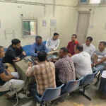 जींद में स्वास्थ्य कर्मचारियों का प्रदर्शन, 6 नवंबर को सीएमओ कार्यालय के सामने धरना