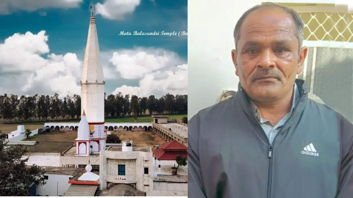 अंबाला के माता बाला सुंदरी मंदिर में लाखों की चोरी, आरोपी गिरफ्तार