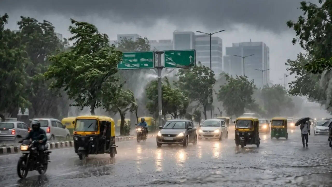दिल्ली-NCR में मौसम में बदलाव: तेज हवाओं और बारिश का अलर्ट