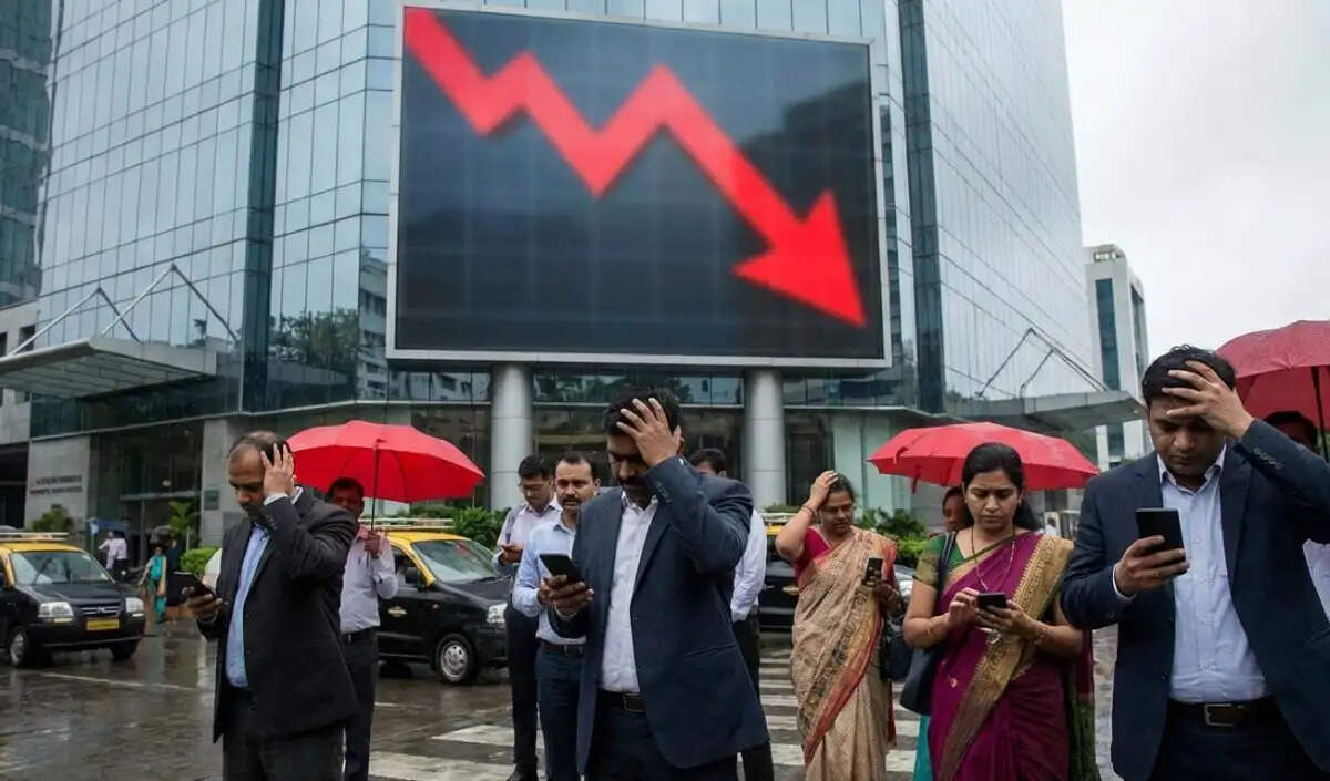 भारतीय शेयर बाजार में भारी गिरावट, सेंसेक्स और निफ्टी में गिरावट का सामना