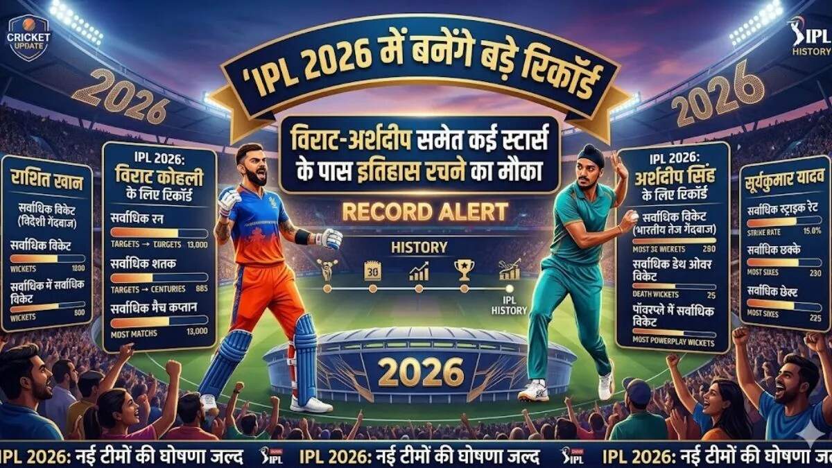 IPL 2026: क्रिकेट की दुनिया में नए कीर्तिमान स्थापित करने की तैयारी