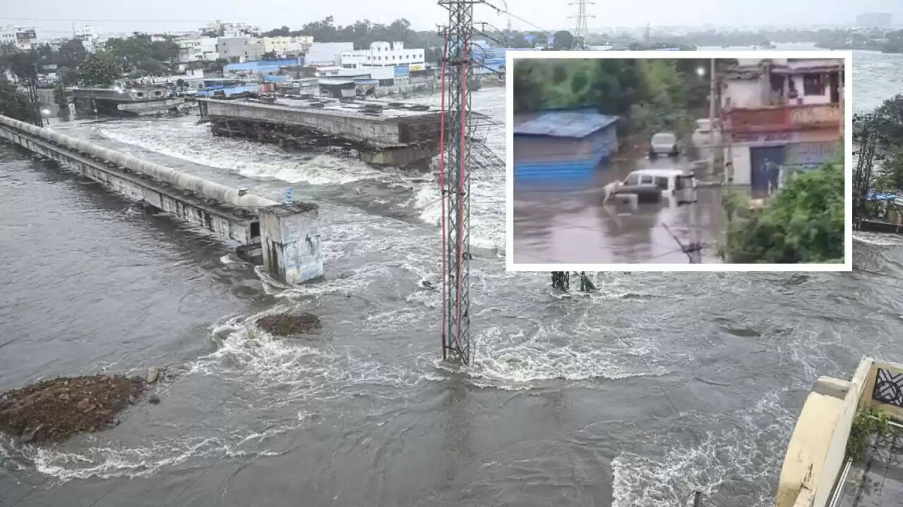 हैदराबाद में बाढ़: बारिश से प्रभावित क्षेत्रों में राहत कार्य जारी