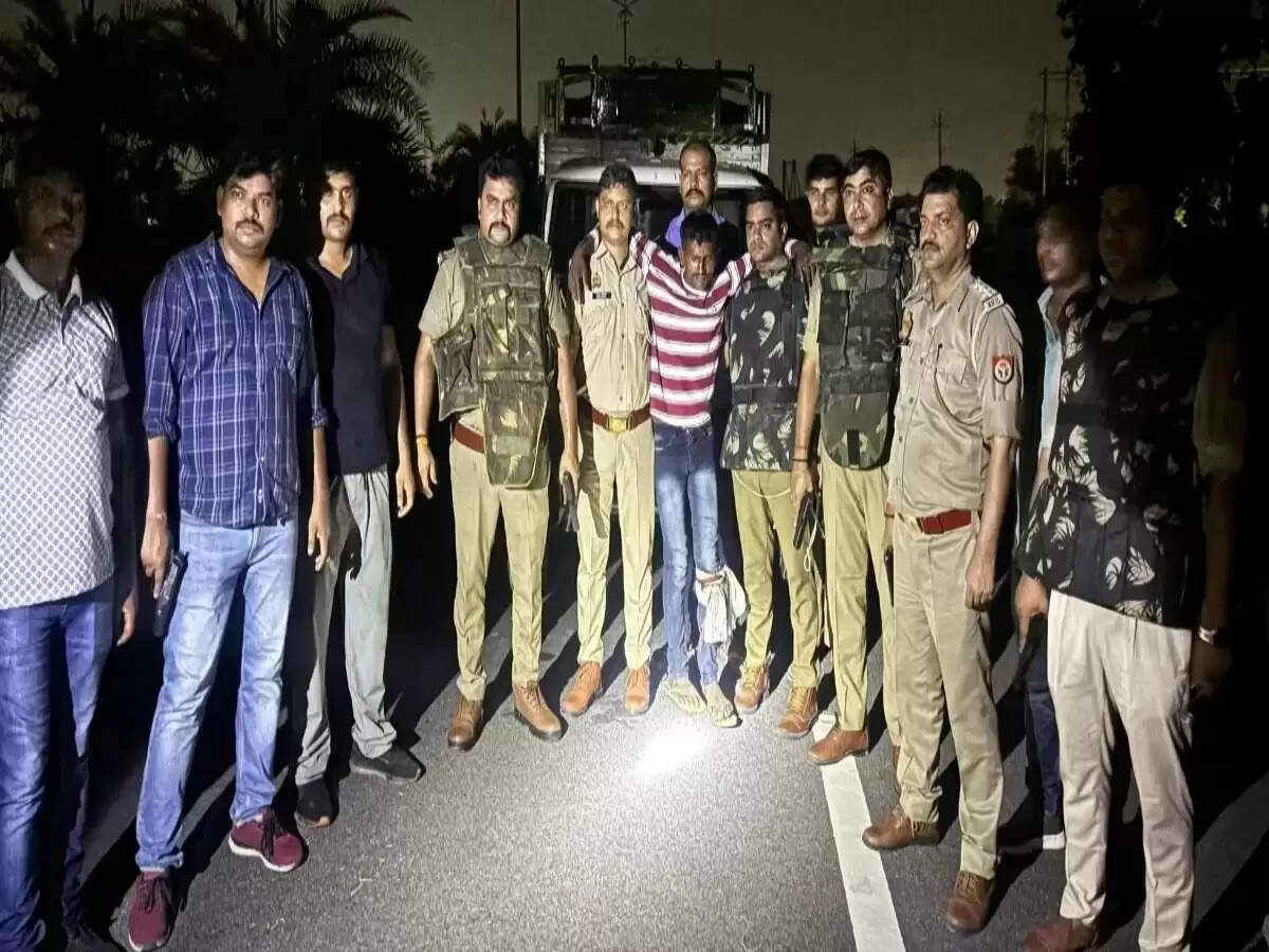 कुशीनगर में पुलिस ने पशु तस्कर को मुठभेड़ में किया गिरफ्तार