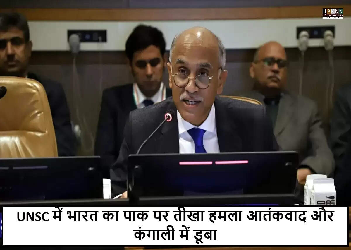 भारत ने UNSC में पाकिस्तान की आतंकवाद नीति पर कड़ा प्रहार किया